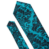 Blue & Black Design Necktie