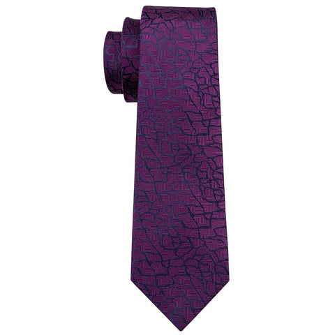 Purple & Black Necktie