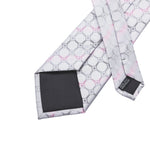 Gray & Pink Stripes Necktie