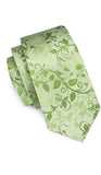 Light Green with Green Leaf Necktie