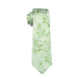 Light Green with Green Leaf Necktie