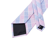 Blue and Pink Stripes Necktie