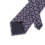 Navy & Pink Design Necktie