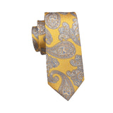 Gold & Blue Paisley Necktie