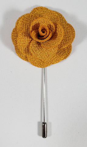 Golden Flower Lapel Pin