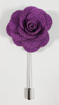 Purple Flower Lapel Pin