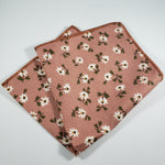 Blush with Daisies Pocket Square