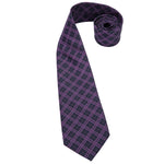 Purple Striped Necktie