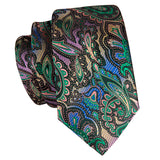 Multi Colored Paisley Necktie