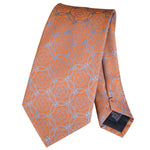 Orange Pattern Necktie