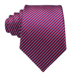 Red & Blue Striped Necktie
