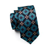 Blue Pattern Necktie