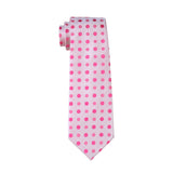 Pink Polka Dot Necktie