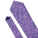 Purple Paisley Necktie